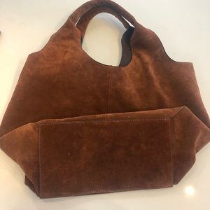 Banana republic brown suede purse
